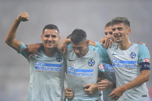Romario Benzar (stânga) a jucat la FCSB între 2017 și 2019 / foto: GSP.ro
