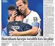 „Durere în ultimele minute pentru leii Angliei” - The Times