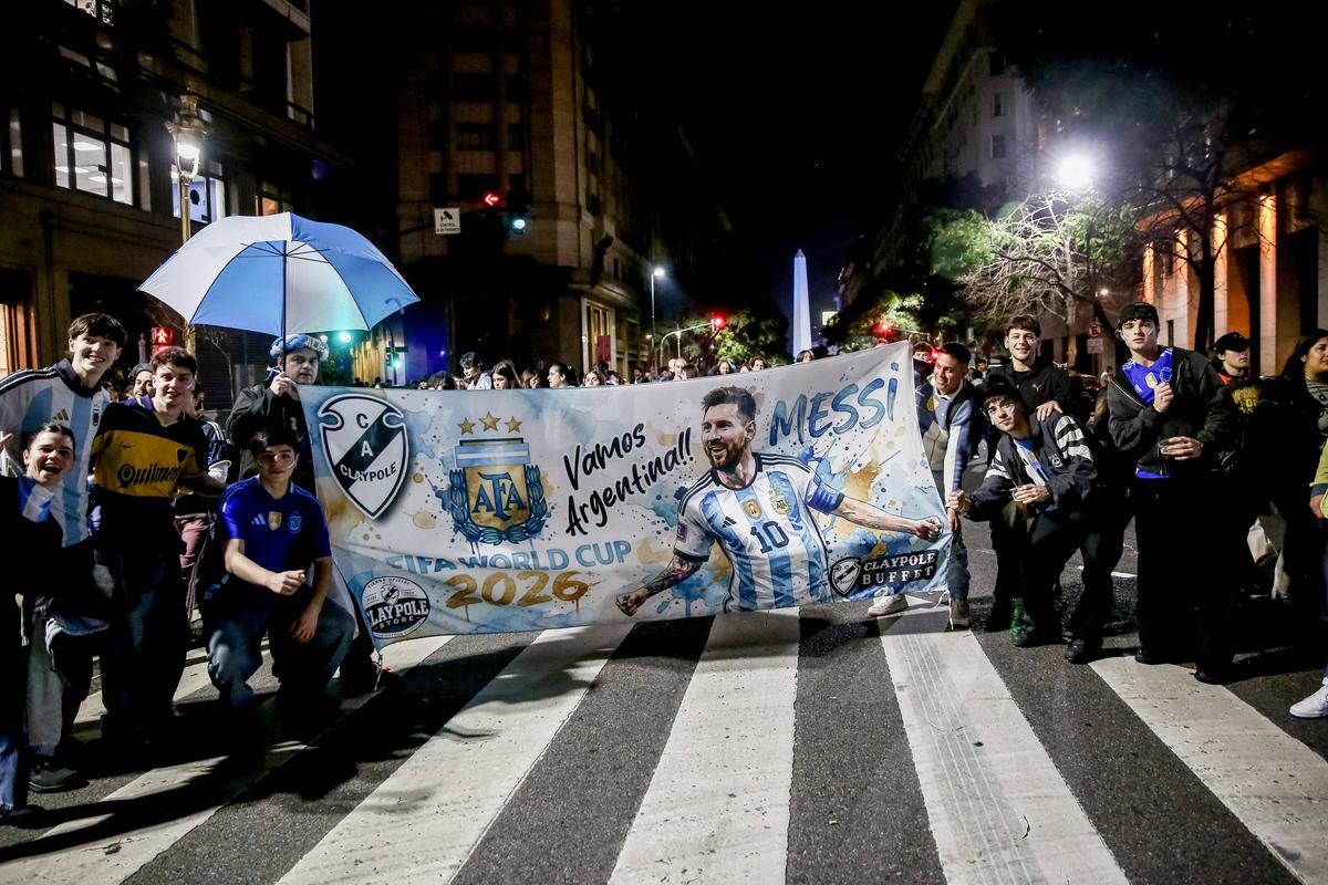 Fanii Argentinei au sărbătorit victoria împotriva Angliei