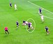 Minutul 12 - Paredes îi taie calea lui Morgan Rogers, care căuta să se replieze.