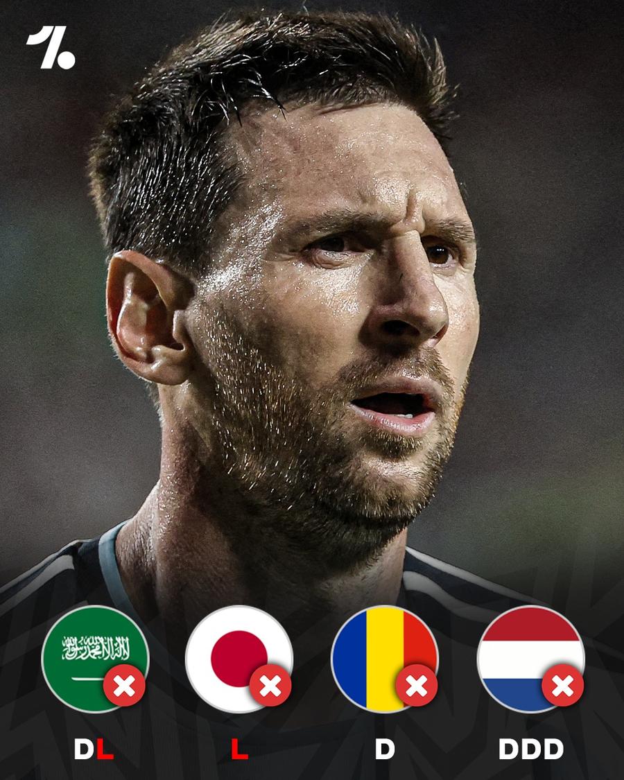 România, printre cele 4 naționale care n-au pierdut în fața lui Messi!