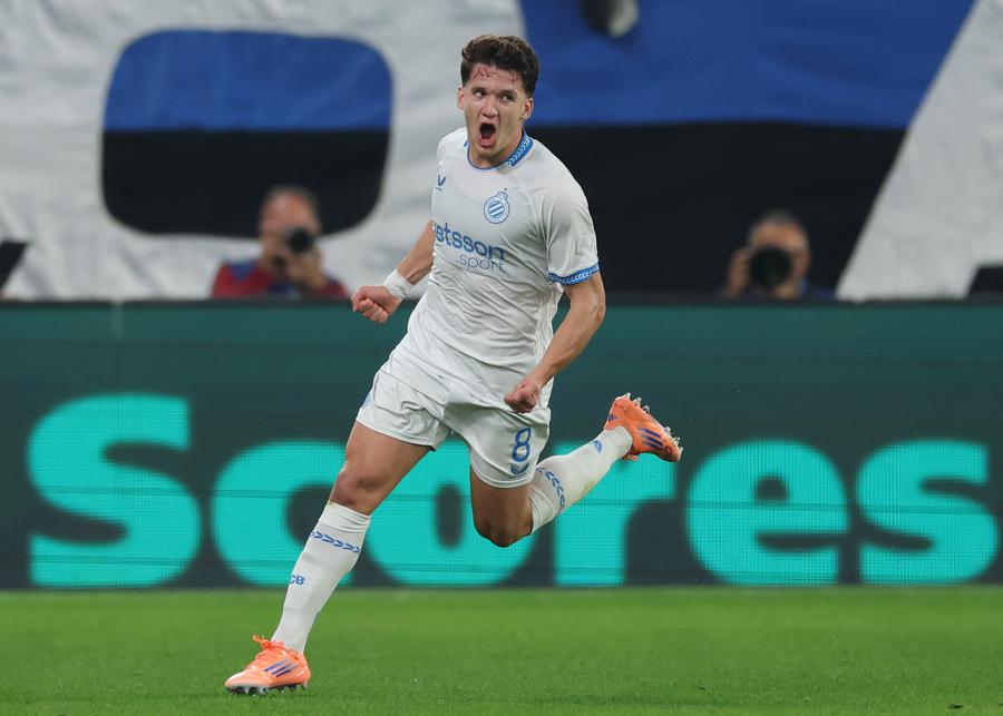 Christos Tzolis, după ce a marcat pentru Brugge // foto: Getty Images Arsenal a rezolvat primul transfer al verii! 40 de milioane de euro pentru înlocuitorul lui Trossard
