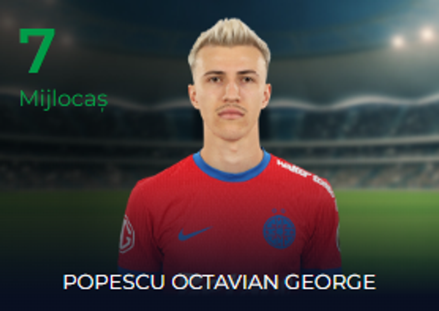 Tavi Popescu va purta un nou număr la FCSB