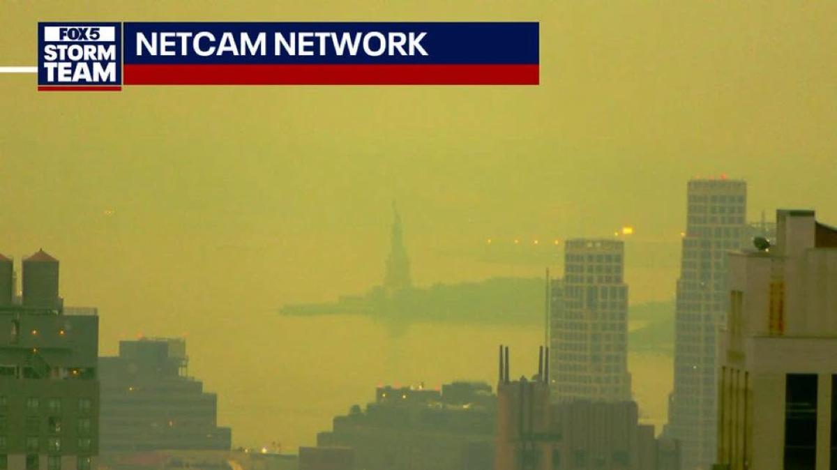 New York, orașul finalei Cupei Mondiale 2026, învăluit în fum din cauza incendiilor din Canada