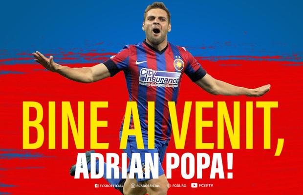 OFICIAL Adi Popa la FCSB » Prima reacție a jucătorului la revenire + Ce concurență are