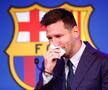 Leo Messi, în lacrimi la plecarea de la Barcelona // FOTO: Guliver/GettyImages