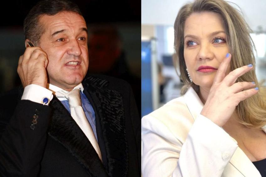 Gigi Becali s-a contrat în direct la TV cu Ioana Cosma