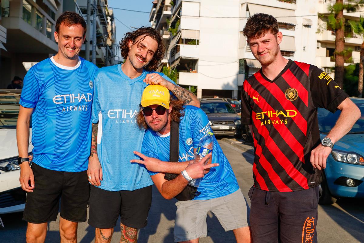 Suporteri Supercupa Europei Manchester City - Sevilla