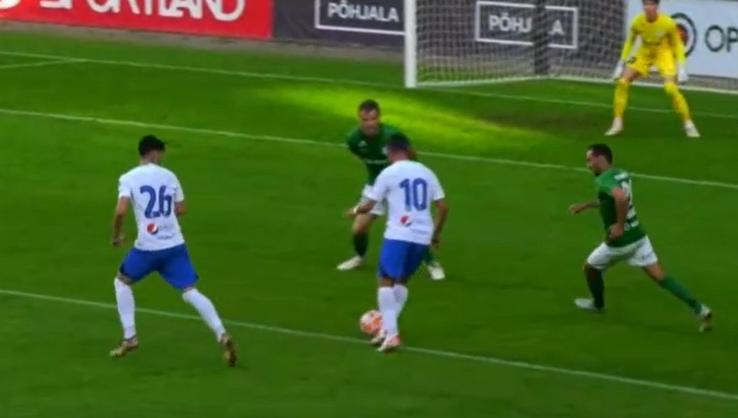 Budescu, gol fabulos cu Flora Tallinn/ captură Digi Sport