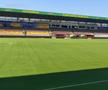 Gazonul arenei lui Nordsjaelland, „Right to Dream Park”, arată impecabil (foto: Marius Mărgărit)