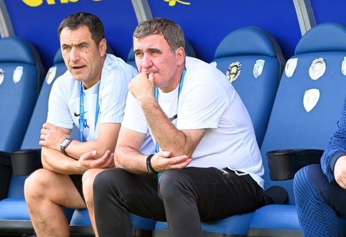 Cătălin Anghel și Gheorghe Hagi.
Foto: Imago