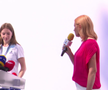 Ana Maria Bărbosu, copleșită de emoții la primirea medaliei de bronz, pe esplanada COSR: „Nu am realizat cât de grea este”
