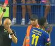 Jordan Gele a fost eliminat în Unirea Slobozia - Petrolul // foto: captură TV DigiSport