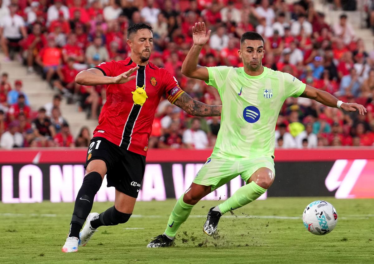 Mallorca - Barcelona, palpitant doar în prima repriză » Trei goluri și două „roșii” în prima etapă din La Liga
