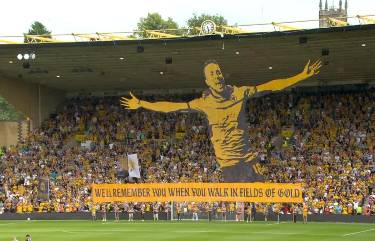 Omagiu pentru Diogo Jota la Wolves - Manchester City