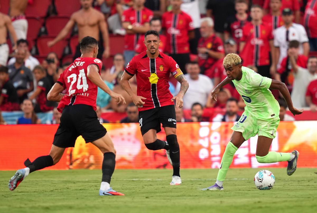 Mallorca - Barcelona, palpitant doar în prima repriză » Trei goluri și două „roșii” în prima etapă din La Liga