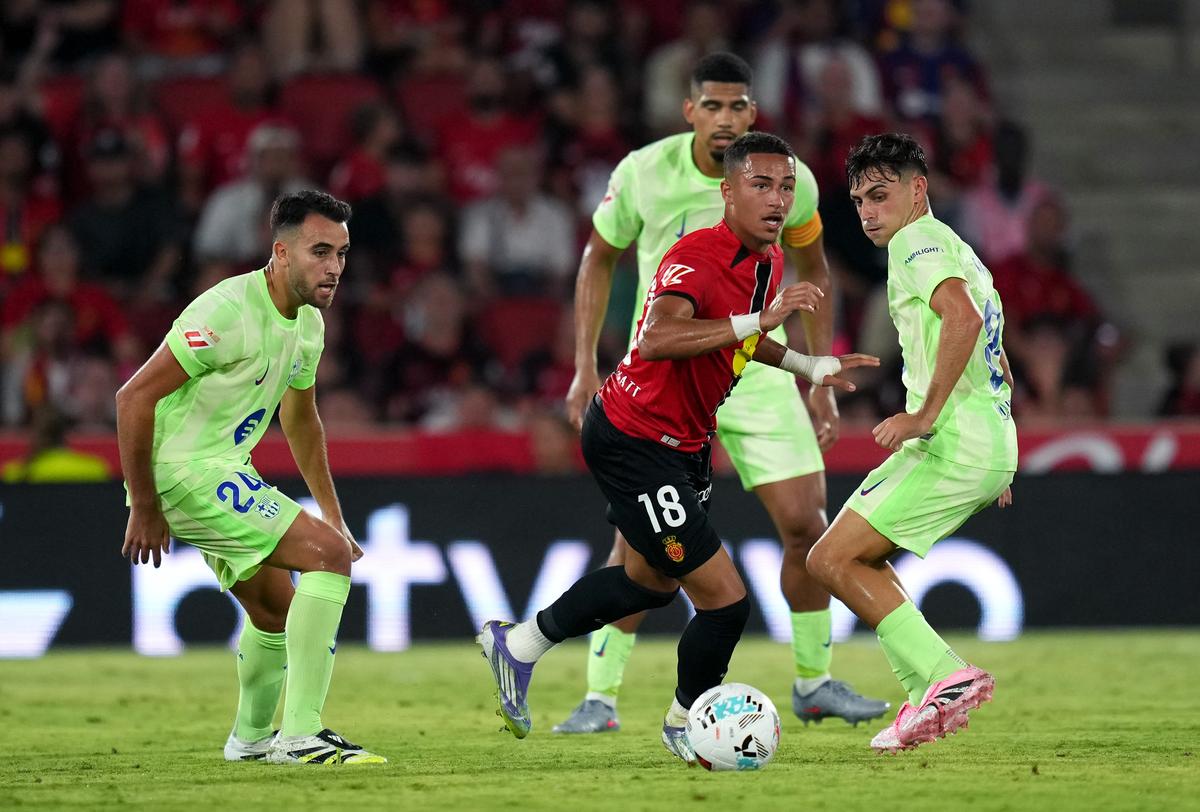 Mallorca - Barcelona, palpitant doar în prima repriză » Trei goluri și două „roșii” în prima etapă din La Liga