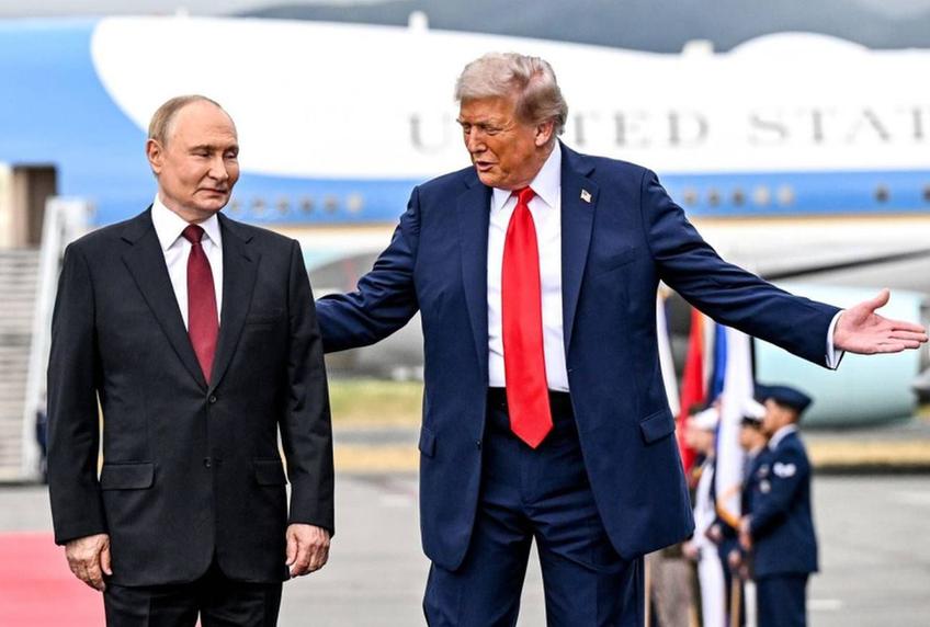 Donald Trump, președintele SUA, și Vladimir Putin, președintele Rusiei, s-au întâlnit în Alaska/ foto: Imago Images