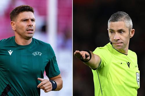 Marian Barbu (stânga) și Radu Petrescu (dreapta), delegați în play-off-ul Conference League // foto: imago images