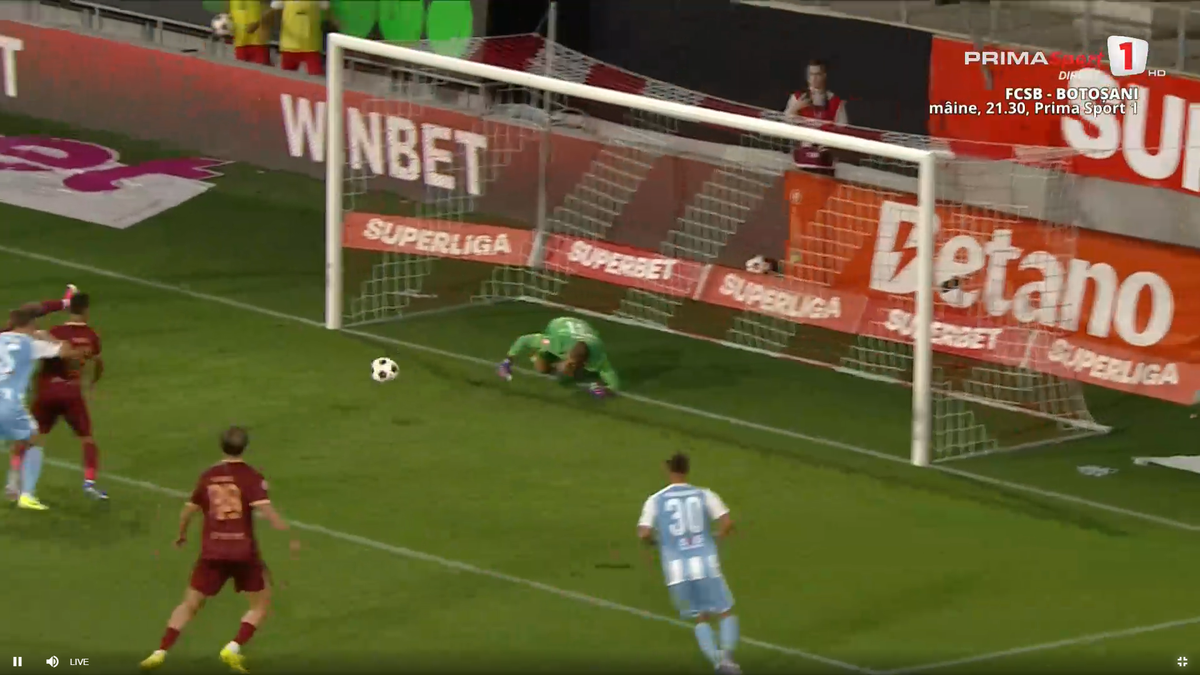 Golul de 2-0 marcat de Corvinul cu CFR Cluj