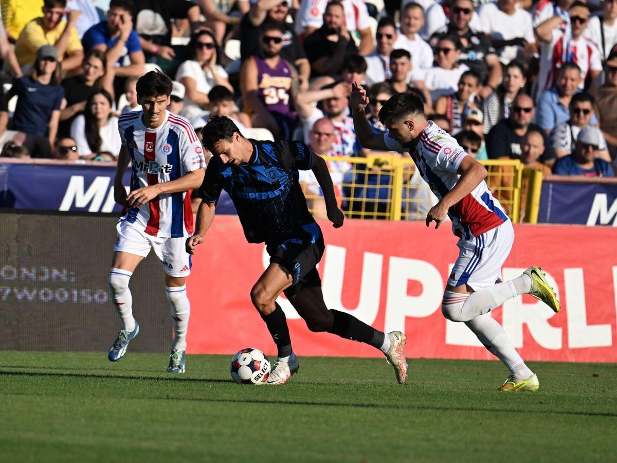 Universitatea Craiova a ratat victoria în ultimele minute, după un GOL SUPERB al Oțelului » Campioana a jucat o oră în 10 oameni! Clasamentul în Superliga
