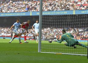 Arsenal - Manchester City, în Supercupa Angliei. S-a marcat din nou: gol în minutul 28