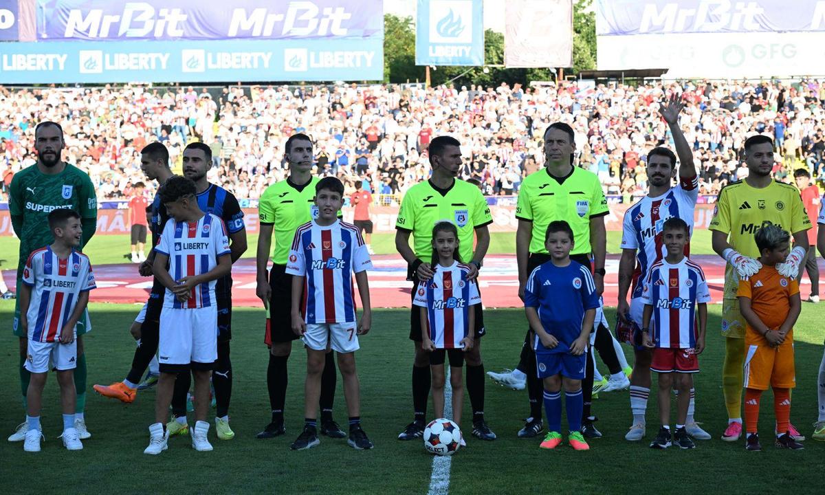 Universitatea Craiova a ratat victoria în ultimele minute, după un GOL SUPERB al Oțelului » Campioana a jucat o oră în 10 oameni! Clasamentul în Superliga