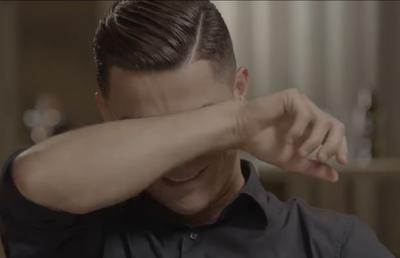 VIDEO Cristiano Ronaldo, în lacrimi văzând un film cu tatăl său: „Era alcoolic. Un om dificil”