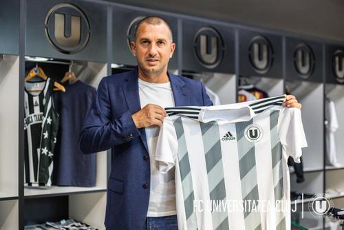 Costel Enache (47 de ani) a fost prezentat oficial la divizionara secundă Universitatea Cluj.