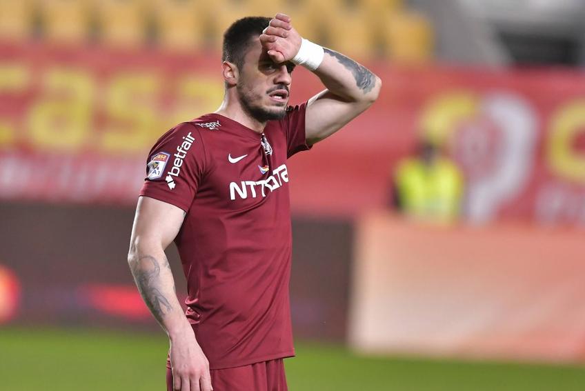 Jablonec - CFR Cluj 1-0. Andrei Burcă, fundașul campioanei, l-a confirmat la finalul eșecului din Conference League pe antrenorul Dan Petrescu. „Bursucul” o lăuda pe gruparea din Cehia înaintea partidei.