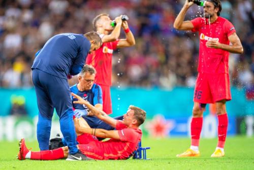 Mihai Stoica (57 de ani) a fost impresionat de efortul depus de atacantul Andrea Compagno (26 de ani) în FCSB - Anderlecht, scor 0-0.