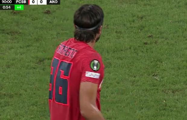 Gafă la FCSB » Ce scria pe tricoul lui Compagno: „Să-și ia cetățenie”