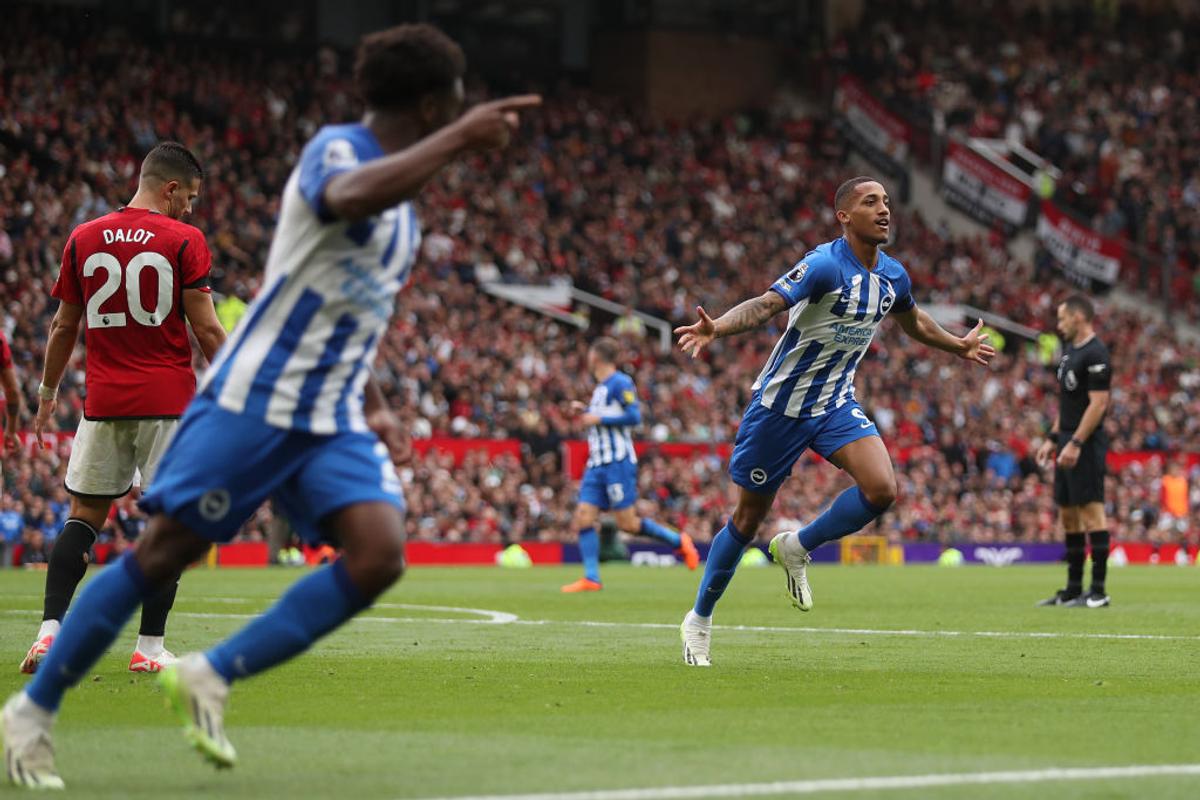Roberto de Zerbi, recital pe „Old Trafford” » Brighton s-a distrat cu United și urcă pe podium în Premier League
