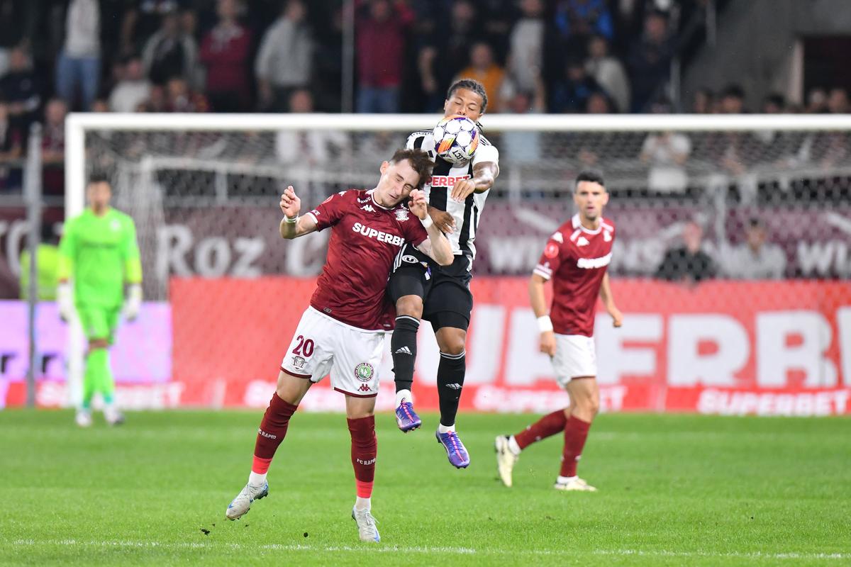 Rapid spre nicăieri! Franjuri la revenirea lui Marius Șumudică în Giulești, alb-vișiniii au fost la pământ cu U Cluj! Clasamentul în Superliga