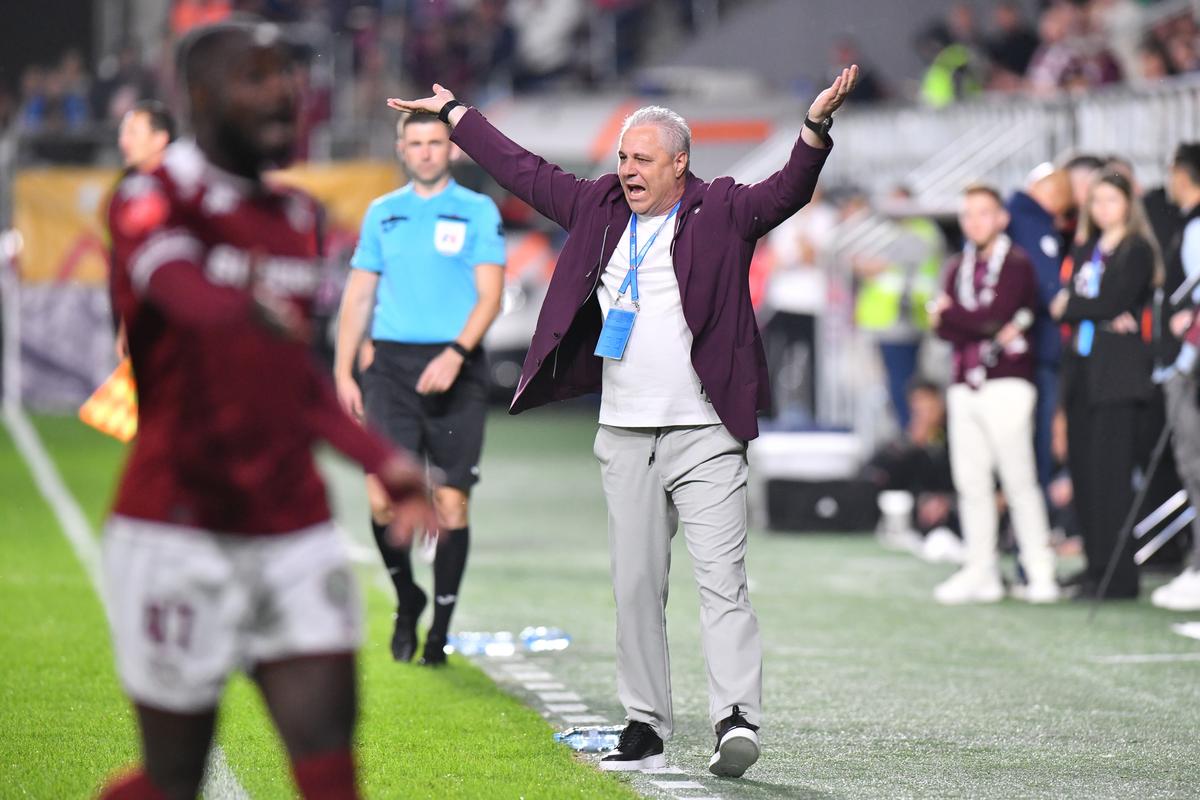 Rapid spre nicăieri! Franjuri la revenirea lui Marius Șumudică în Giulești, alb-vișiniii au fost la pământ cu U Cluj! Clasamentul în Superliga
