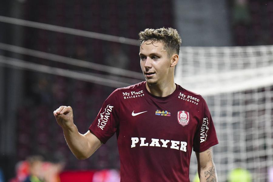 Louis Munteanu, foto: Imago Images Prima ofertă primită de CFR Cluj pentru Louis Munteanu dezvăluită de patronul Ioan Varga: „Cea mai bună investiție”