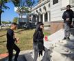 Familia Dinamo și-a luat rămas-bun de la Gigi Mulțescu și Valentin Samungi! Foștii mari sportivi au fost depuși la muzeul din Ștefan cel Mare + Momente copleșitoare cu Alexandru Băluță