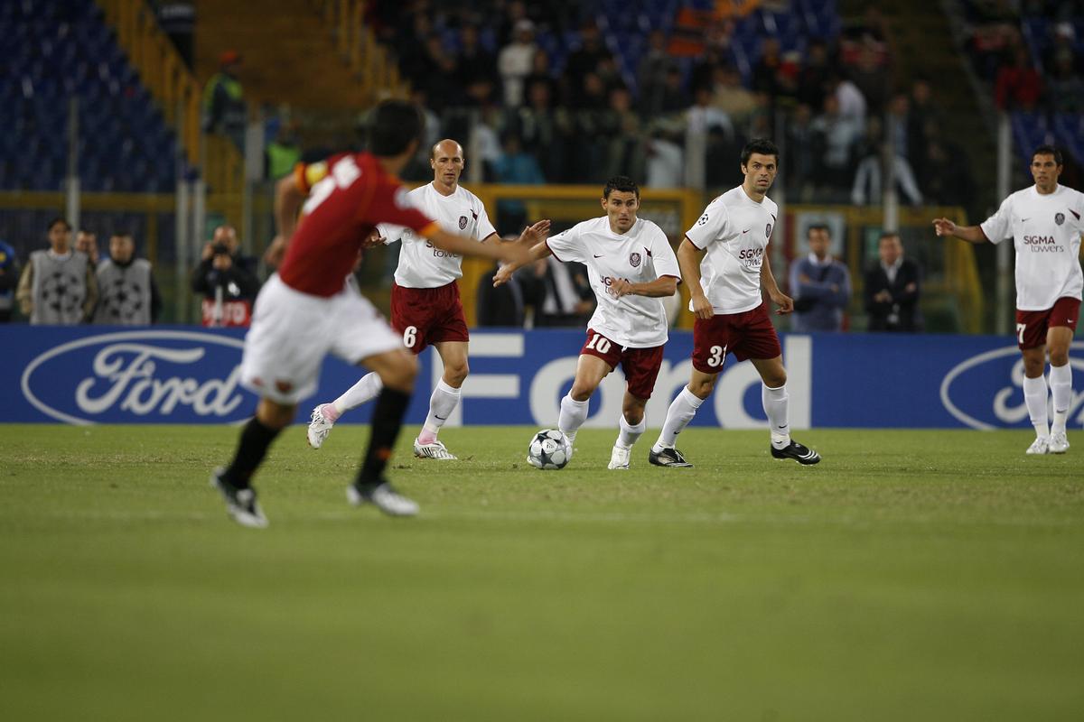 AS Roma - CFR Cluj 1-2, 16 septembrie 2008 // FOTO: Arhiva GSP