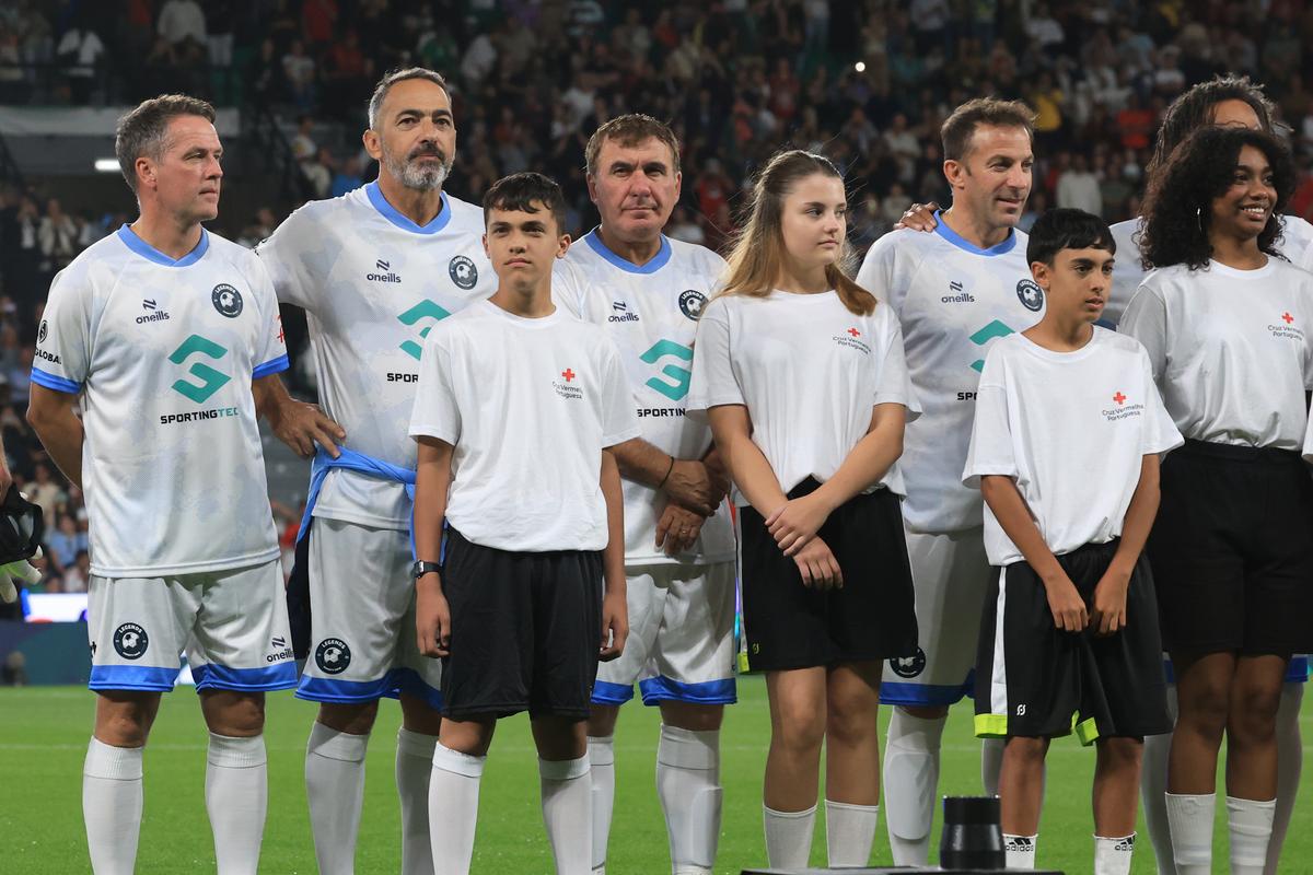 Gică Hagi la Legends Charity Game