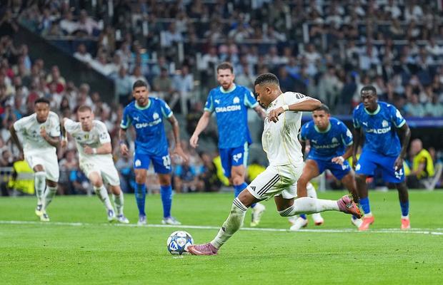 Real Madrid, victorie cu mari emoții la startul Champions League » Mbappe a răpus-o pe Marseille de la 11 metri