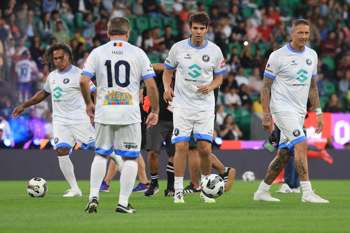 Gică Hagi la Legends Charity Game