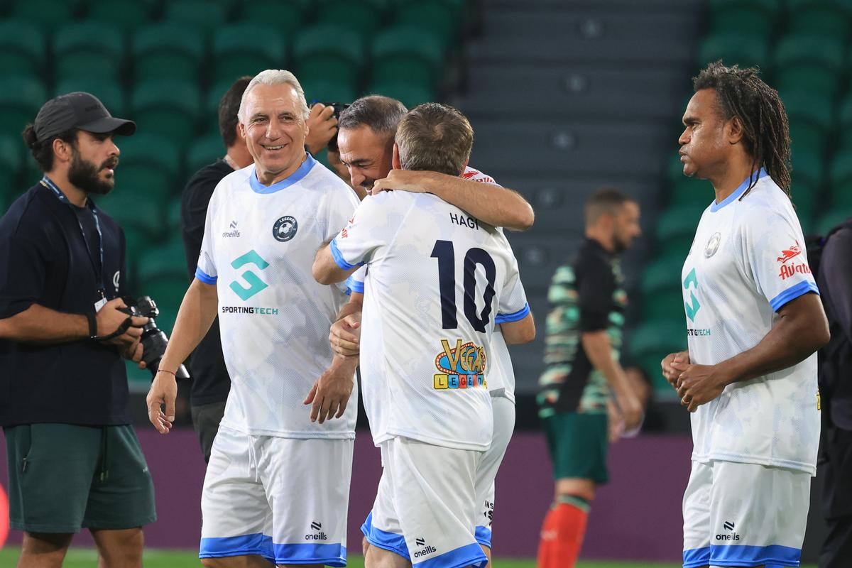 Gică Hagi la Legends Charity Game