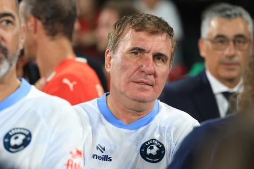 Gică Hagi la evenimentul Legends Charity Game FOTO: Ionuț Iordache (GSP)