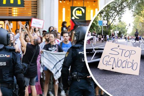Proteste în timpul Turului Spaniei, foto: Guliver/gettyimages