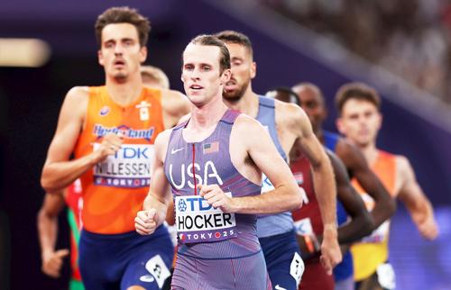 Cole Hocker, în tricoul SUA, foto: Guliver/gettyimages