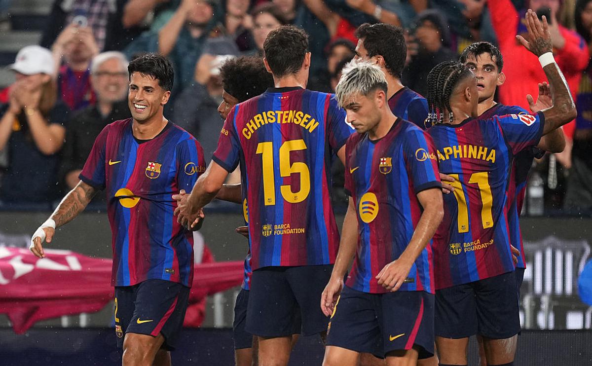 Fotbal-total în ploaie: Barcelona a ajuns la 28 de goluri în 6 meciuri de La Liga!