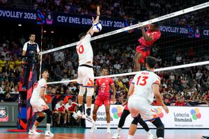 România - Franța, ultimul meci din grupa D » Campioana olimpică preia conducerea în setul 4