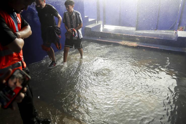 Stadionul lui Levante, inundat/ foto Imago Images