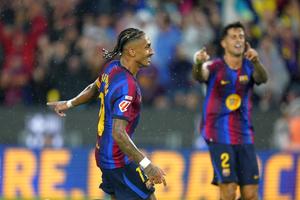 Fotbal-total în ploaie: Barcelona a ajuns la 28 de goluri în 6 meciuri de La Liga!