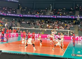 România - Franța, ultimul meci din grupa D » Campioana olimpică câștigă primul set în 22 de minute